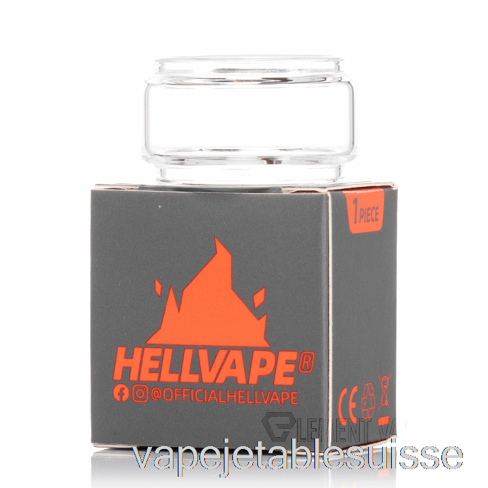 Vape Suisse Hellvape Tlc Tube De Verre De Remplacement 5 Ml Verre Unique
